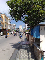 Narrow street of Tanjung Balai. 