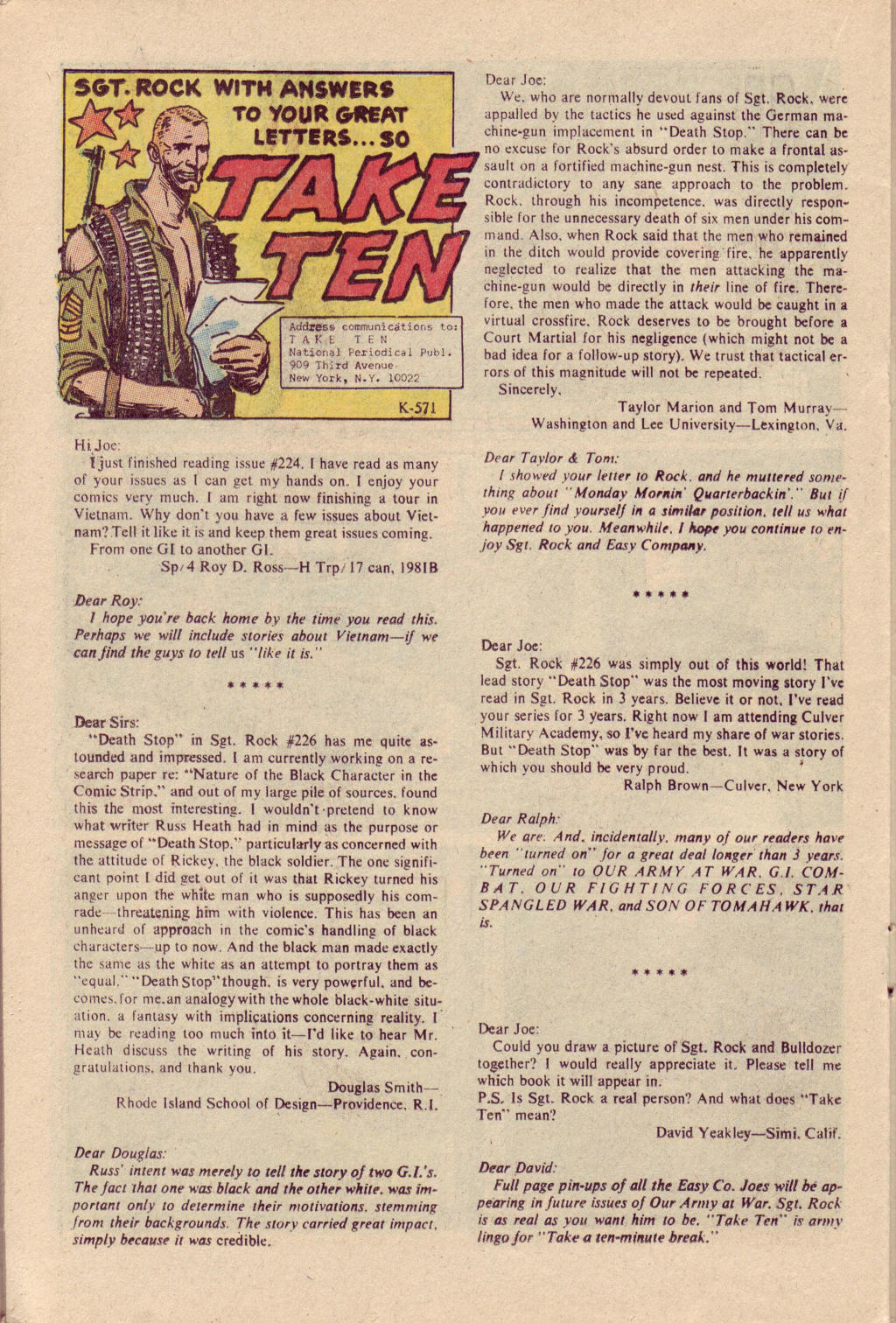 Read online Our Army at War (1952) comic -  Issue #231 - 22