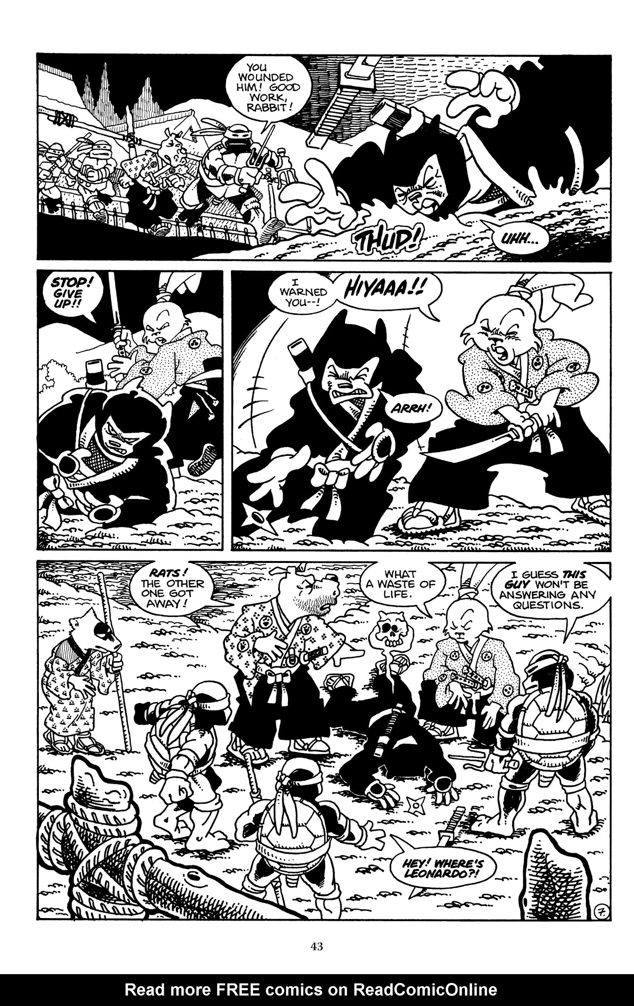 Read online The Usagi Yojimbo Saga comic -  Issue # TPB 1 - 41
