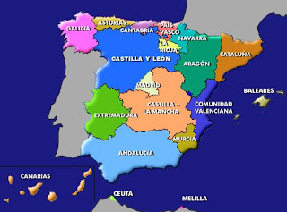 Mapa España (Situación islas Canarias) - Volando Voy Viajes