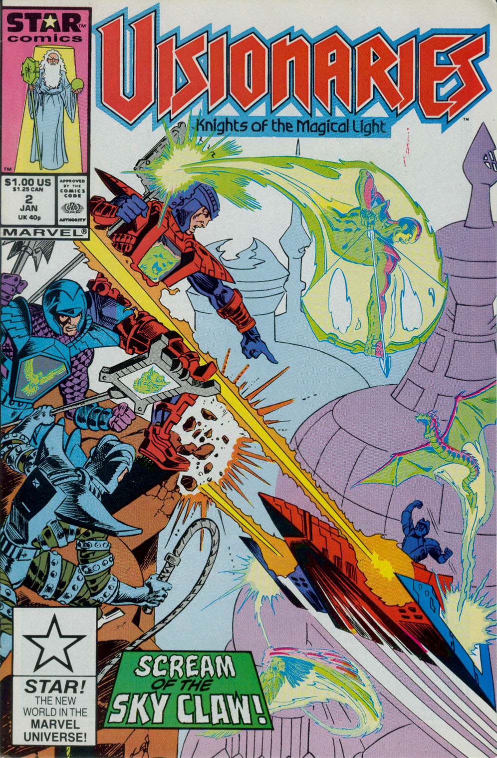 Read online Visionaries comic -  Issue #2 - 1