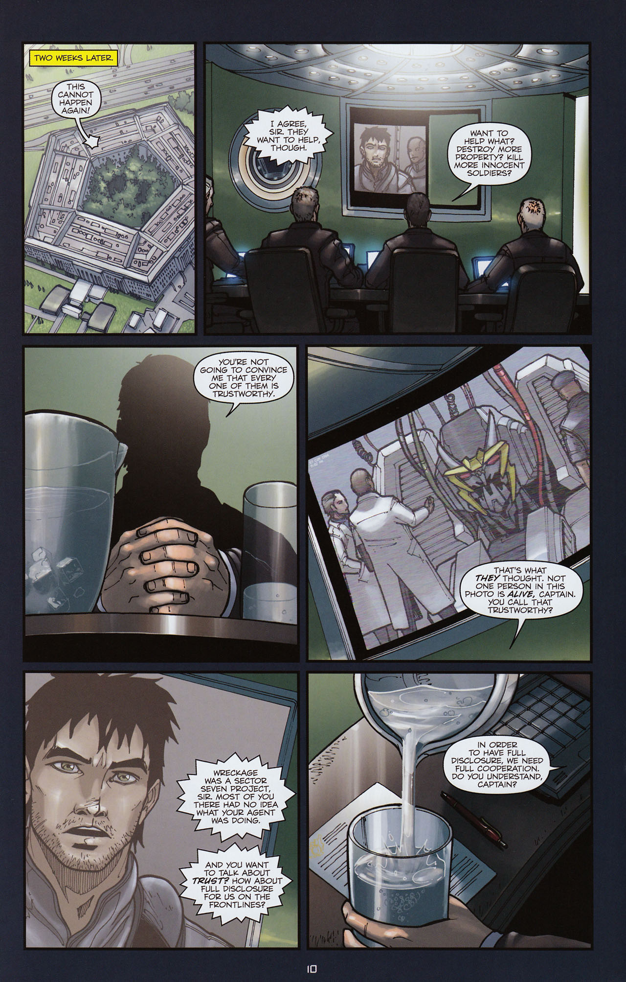 Read online Transformers: Alliance comic -  Issue #3 - 11