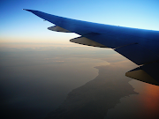 . Northern Cyprus from the window of an Emirates Boeing 777300ER. (karpaz)