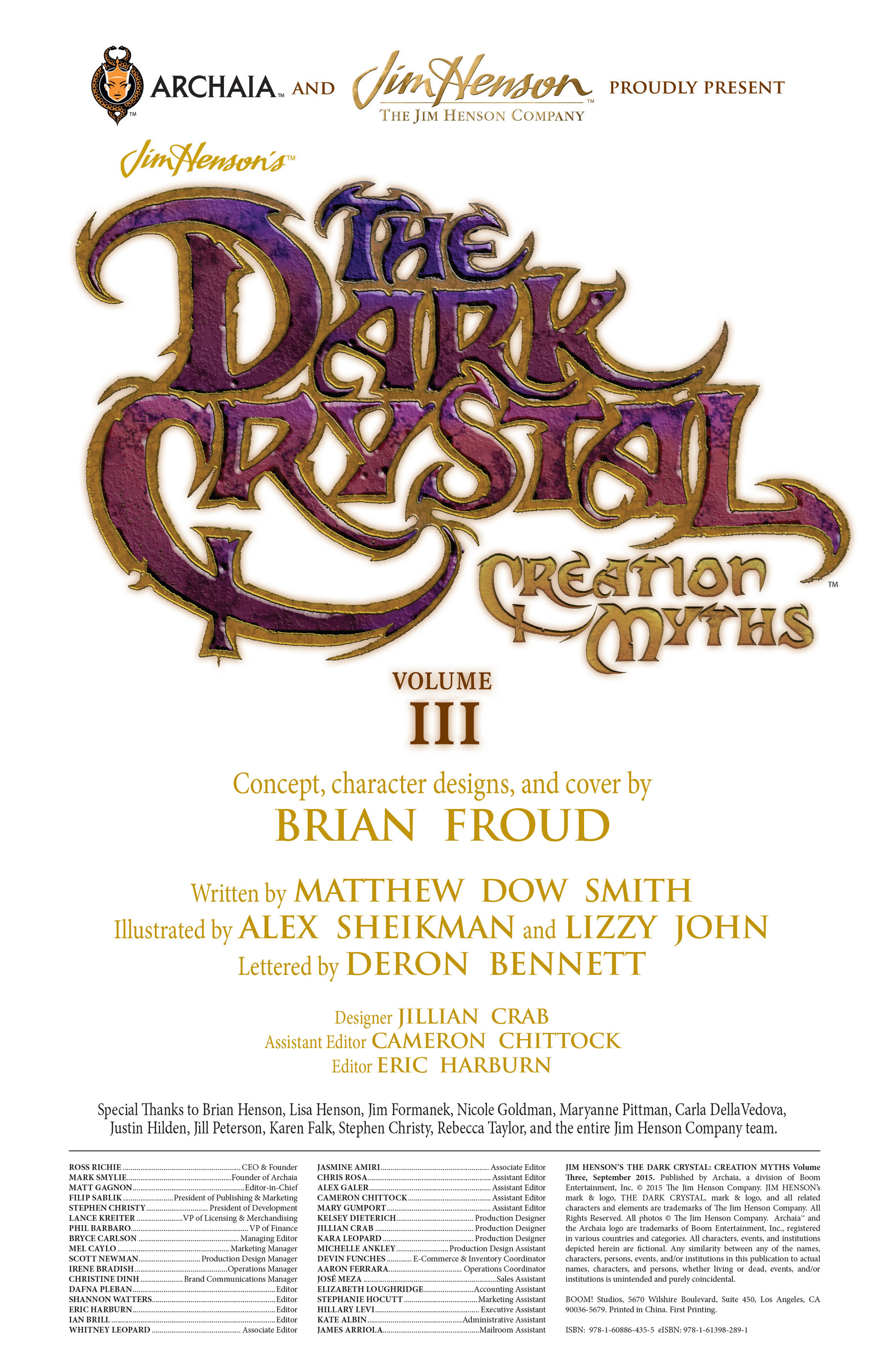 Read online The Dark Crystal: Creation Myths comic -  Issue # TPB 3 - 4