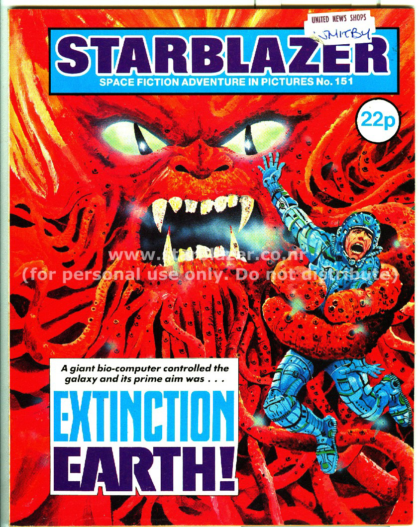 Read online Starblazer comic -  Issue #151 - 1