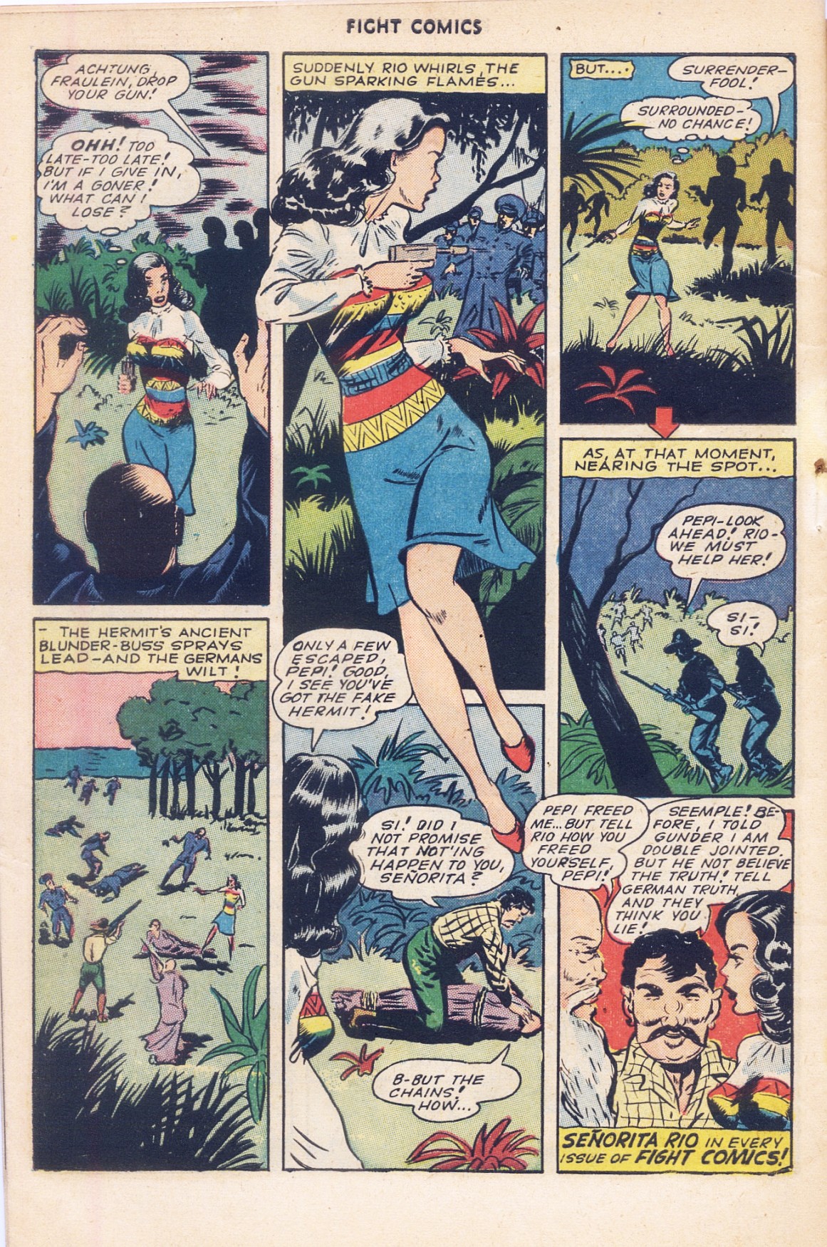 Read online Fight Comics comic -  Issue #37 - 50