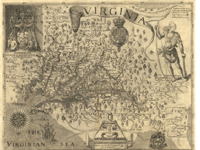John Smith's Map of Virginia (1612)