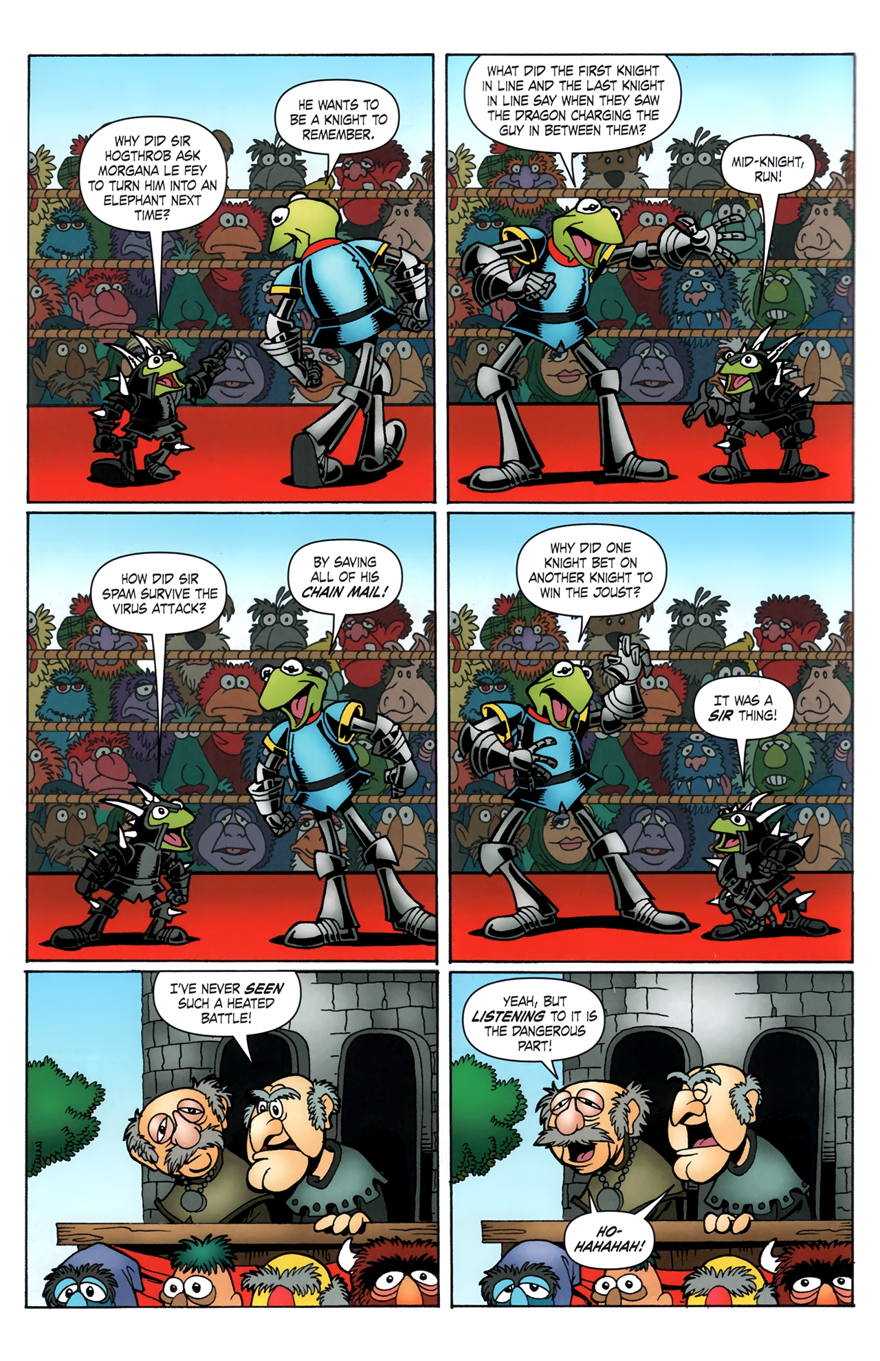 Read online Muppet King Arthur comic -  Issue #4 - 13