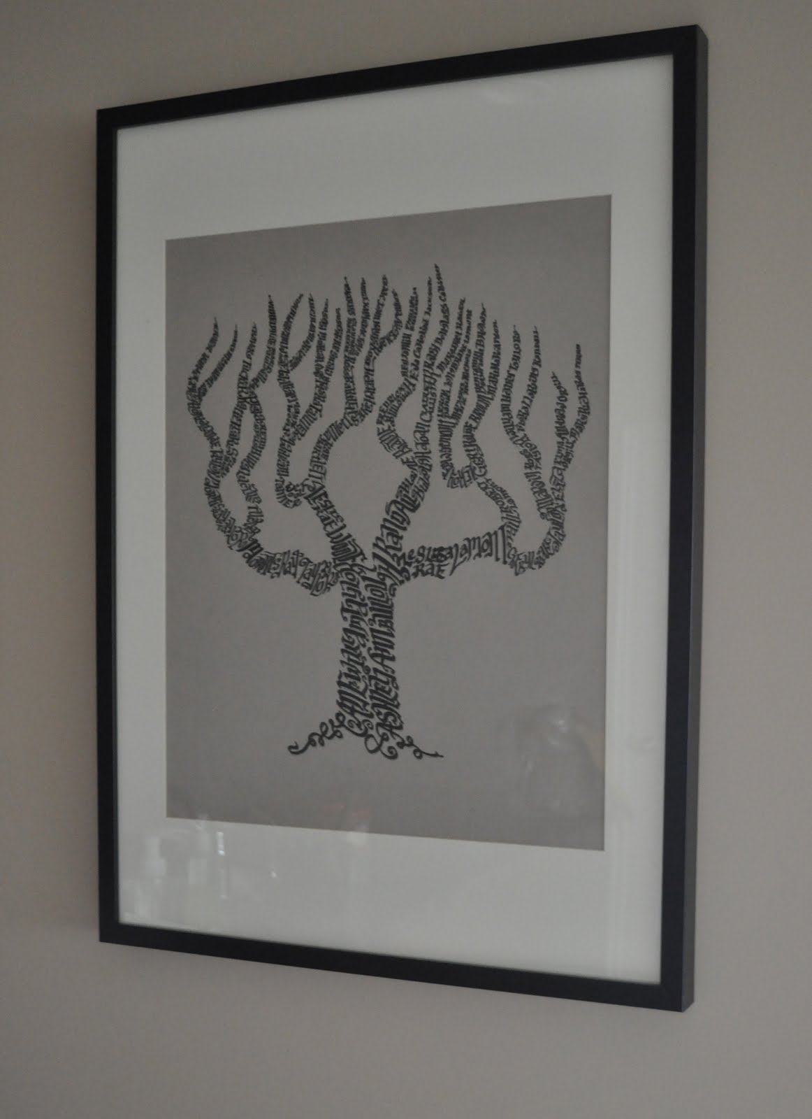 it really happened: christmas art project