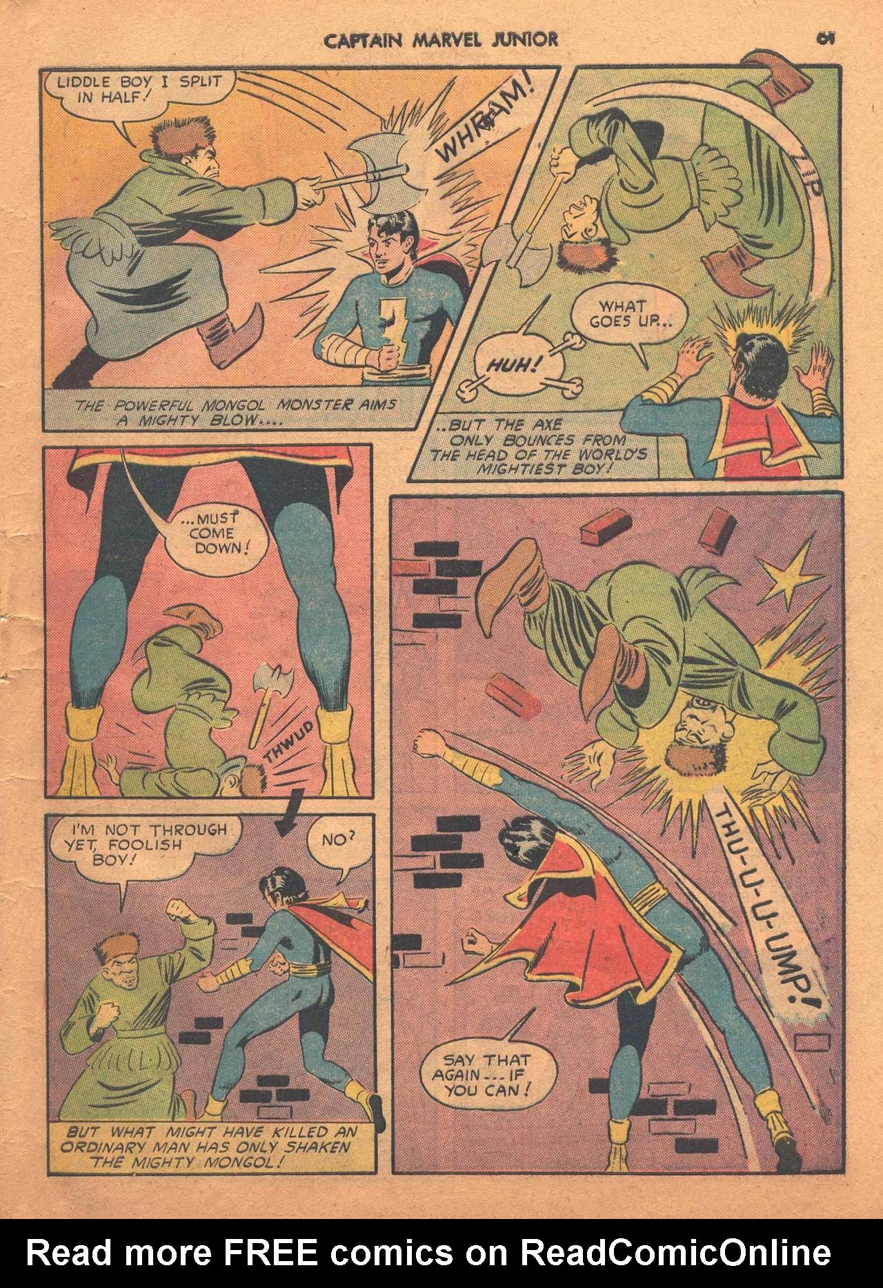 Read online Captain Marvel, Jr. comic -  Issue #108 - 63