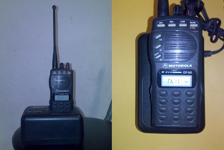 MULTI RAKOM STATION: HT MOTOROLA GP-68 UHF Bekas (SOLD)
