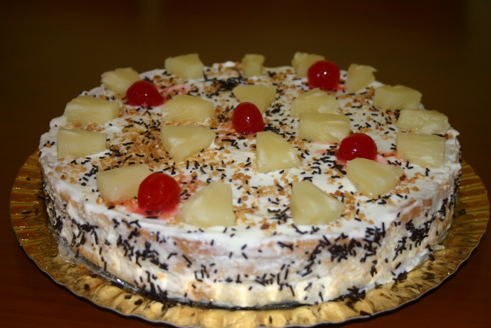 Sueño con ser cocinera: Tarta de Piña y Nata.