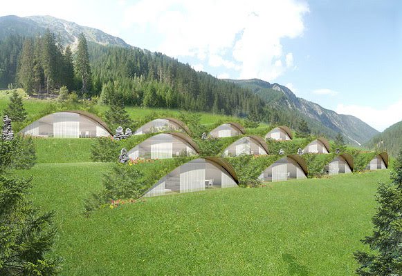 Klima Hotel | O Hotel Sustentável Que Se Integra à Montanha na Itália Klima Hotel | O Hotel Sustentável Que Se Integra à Montanha na Itália