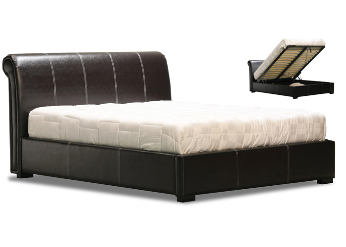 Space Inspirers Leather Beds Great for extra storage!