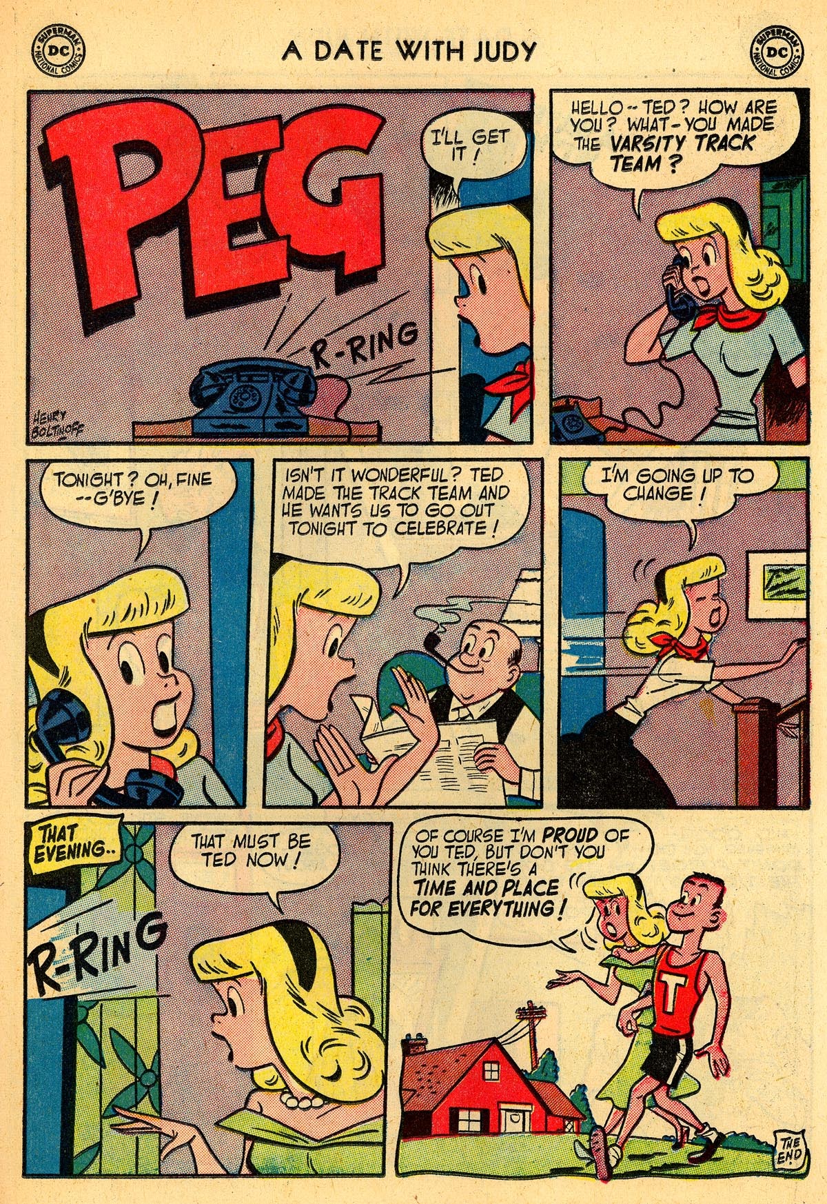 Read online A Date with Judy comic -  Issue #30 - 13