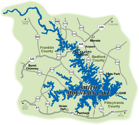Philpott Lake Fishing Map Fish For Free In Virginia! - The Claiborne House Blue Ridge Blog -  Bbonline.com