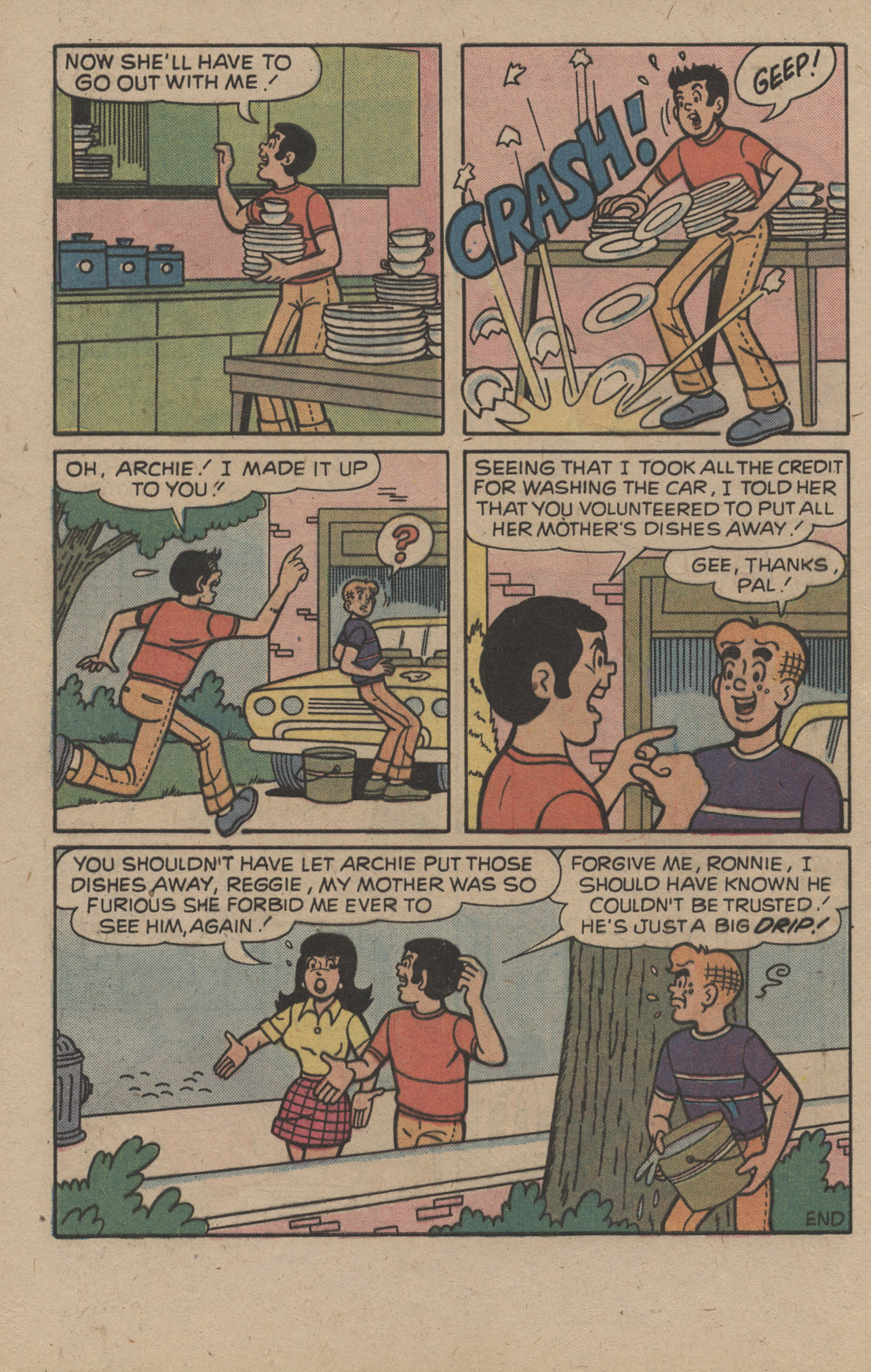 Read online Reggie and Me (1966) comic -  Issue #92 - 32