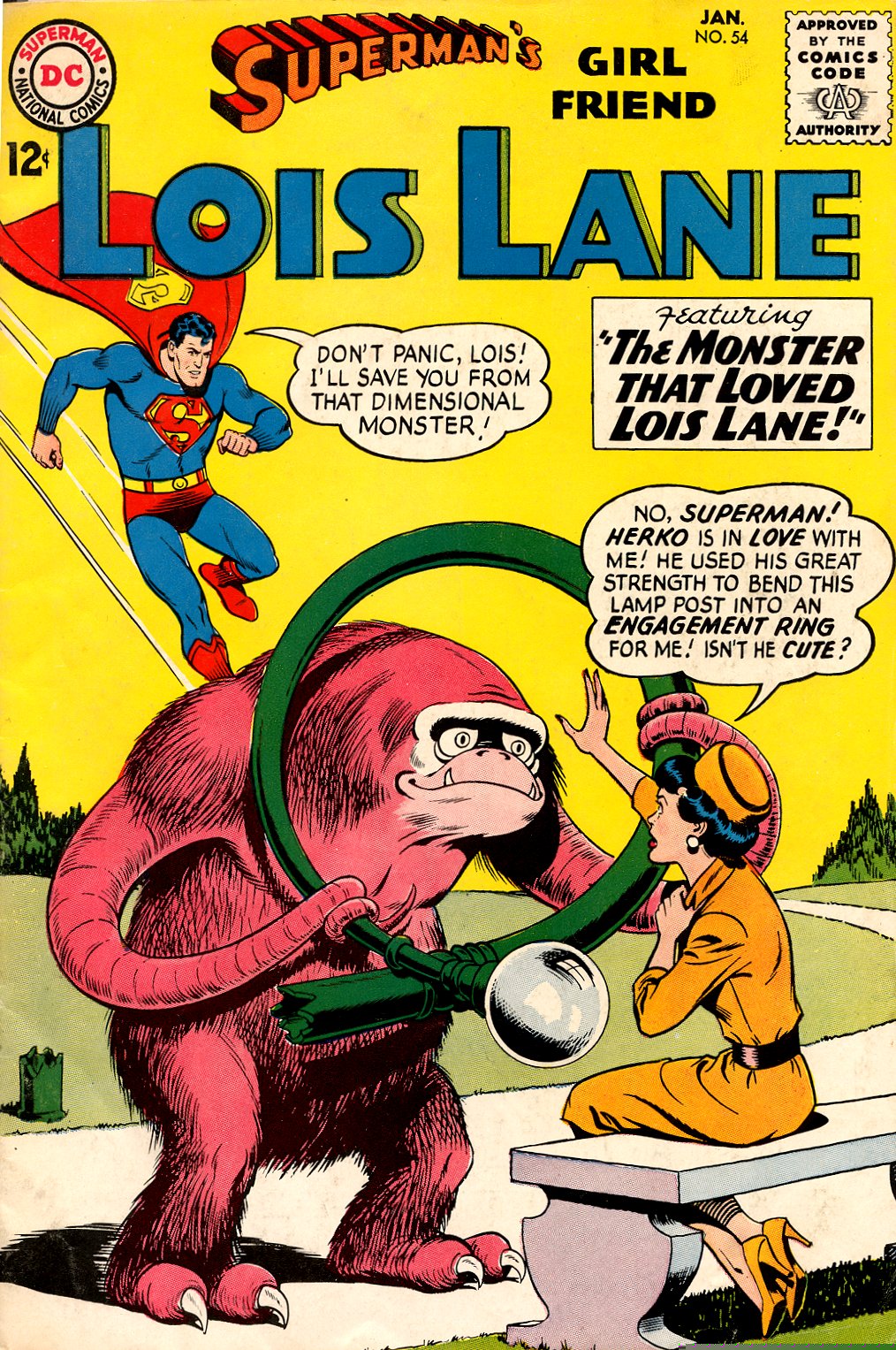 Read online Superman's Girl Friend, Lois Lane comic -  Issue #54 - 1