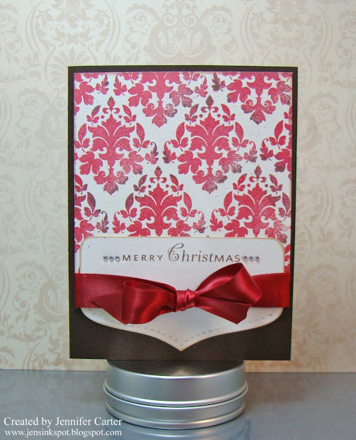 Jen's Ink Spot A Damask Christmas