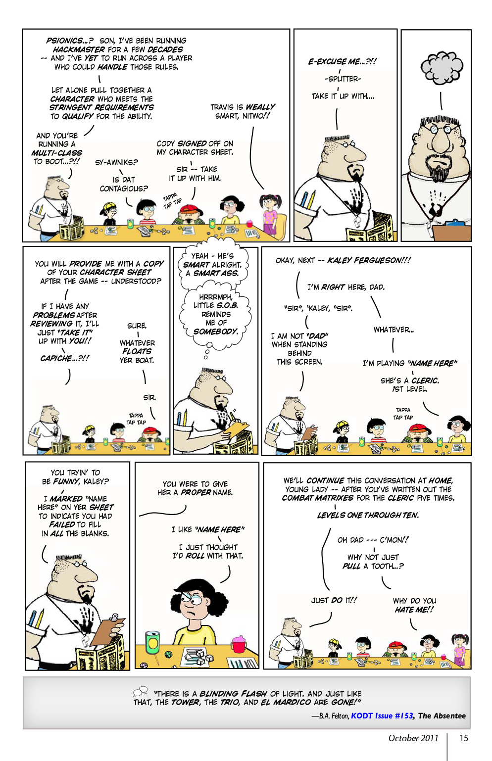 Read online Knights of the Dinner Table comic -  Issue #180 - 17