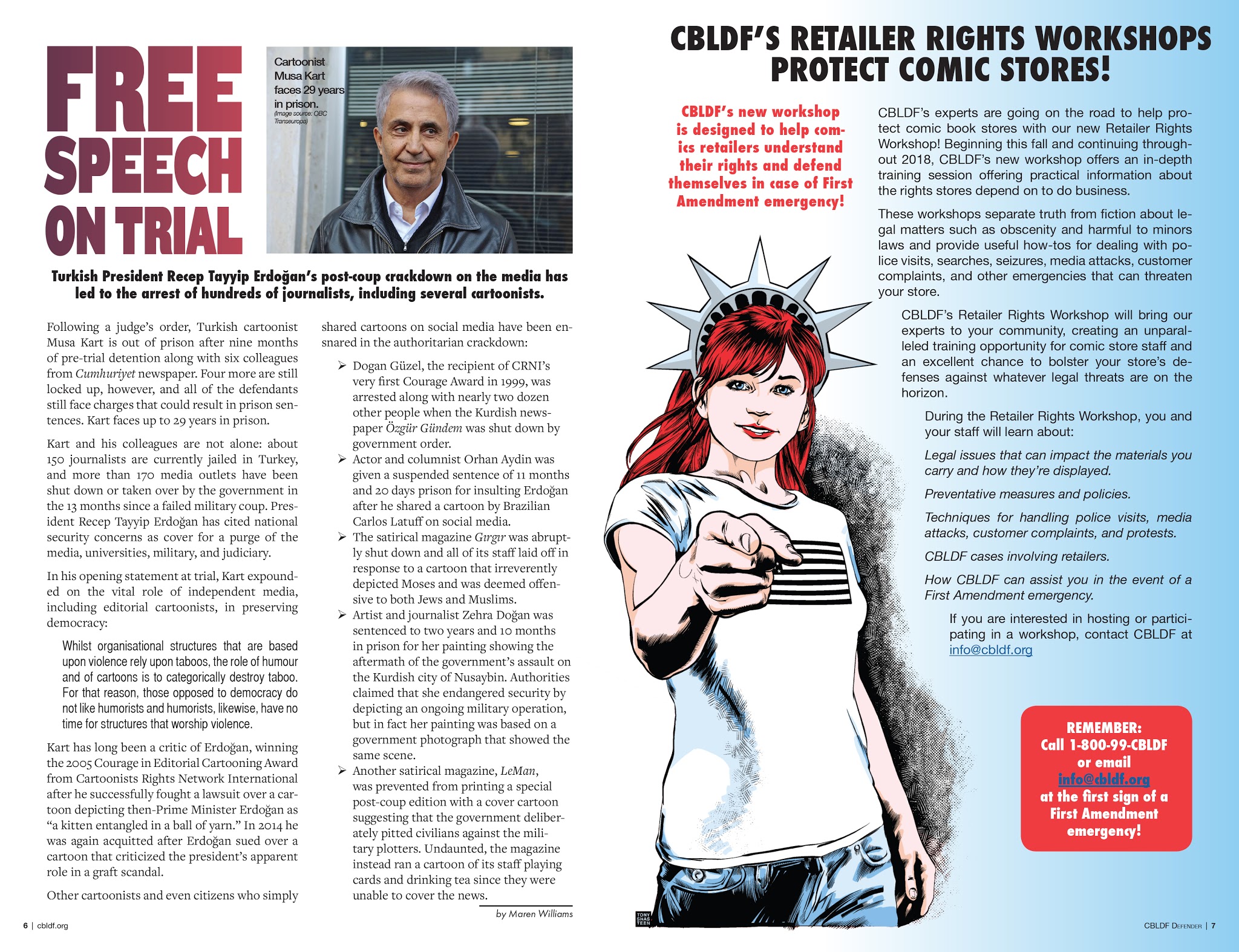 Read online CBLDF Defender Vol. 2 comic -  Issue #3 - 6