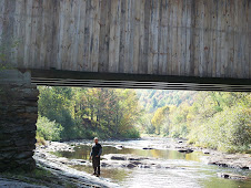 Mike under the covered bridge again