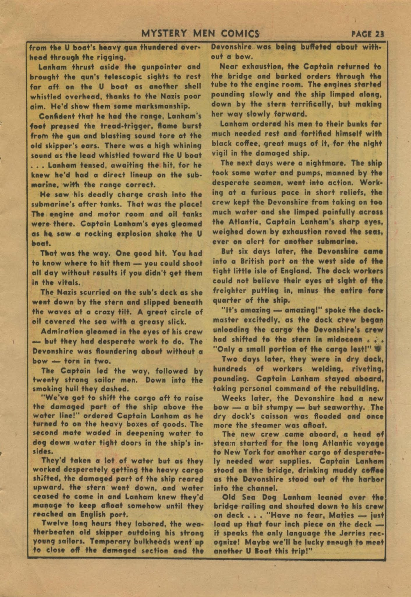 Read online Mystery Men Comics comic -  Issue #31 - 25