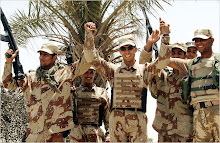 Iraqi Soldiers Celebrating.