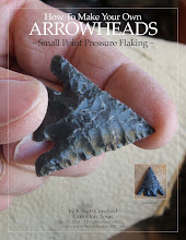 How To Make Your Own Arrowheads  ~ Small Point Pressure Flaking ~