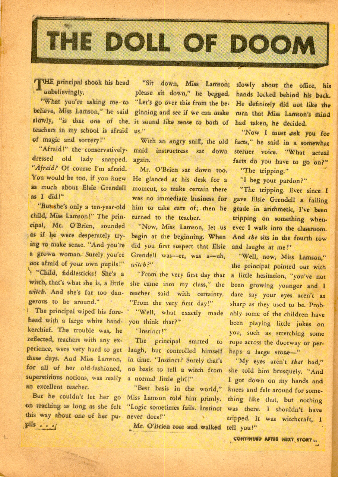 Read online Mystery Tales comic -  Issue #1 - 8