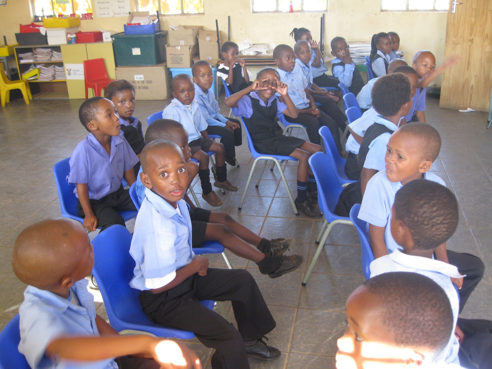 Karen Kaye in South Africa World Wise Schools South Africa meet