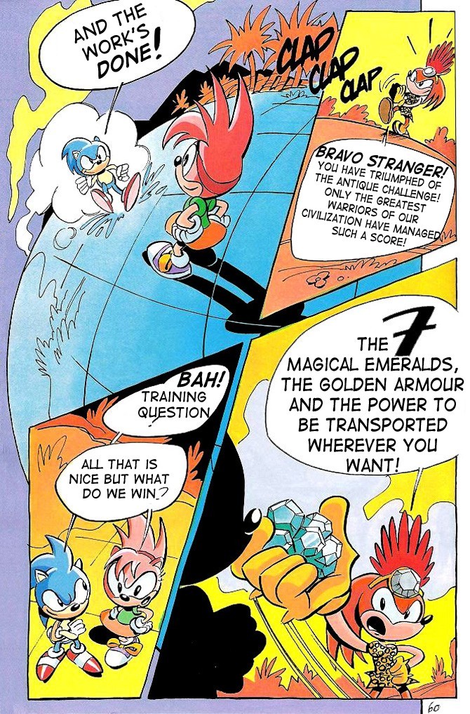 Read online Sonic Adventures: Dans Les Griffes De Robotnik comic -  Issue # Full - 63