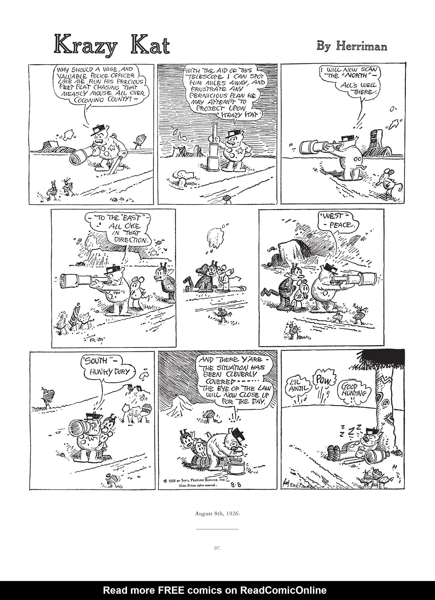 Read online Krazy & Ignatz comic -  Issue # TPB 4 - 98