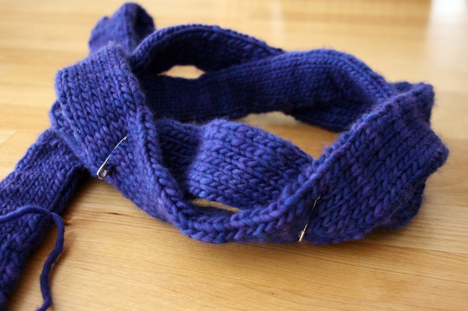 French Press Knits Plaited Headwrap for Selfish Knitting Month