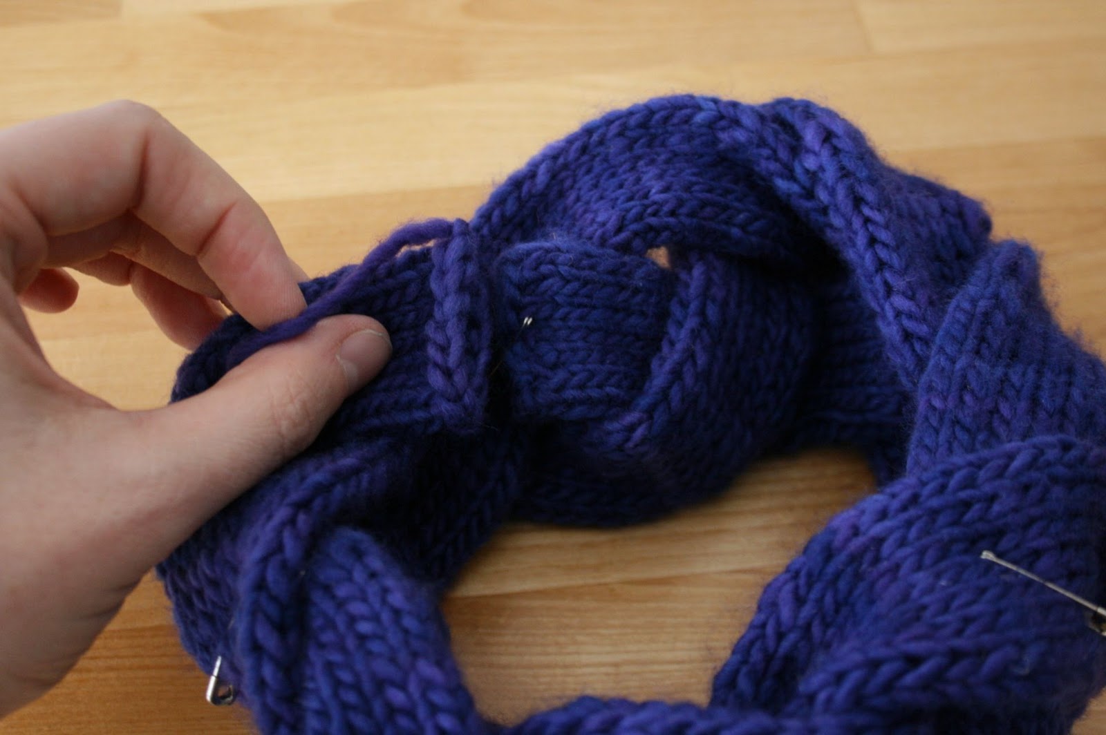 French Press Knits Plaited Headwrap for Selfish Knitting Month