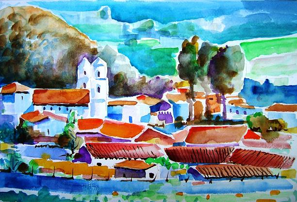 El color de los andes: El color y la poesía de las acuarelas