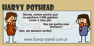 Tirinha Harvy Pothead #5: 'Rohn Milionário!'-Tradução: Ordem da Fênix Brasileira