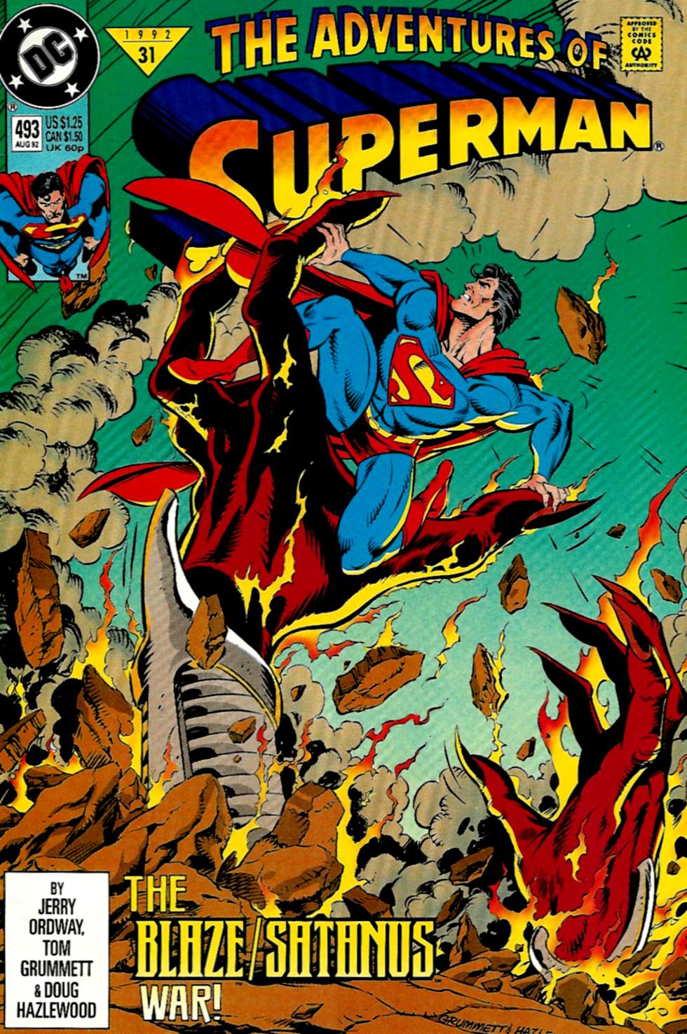 Read online Adventures of Superman (1987) comic -  Issue #493 - 1