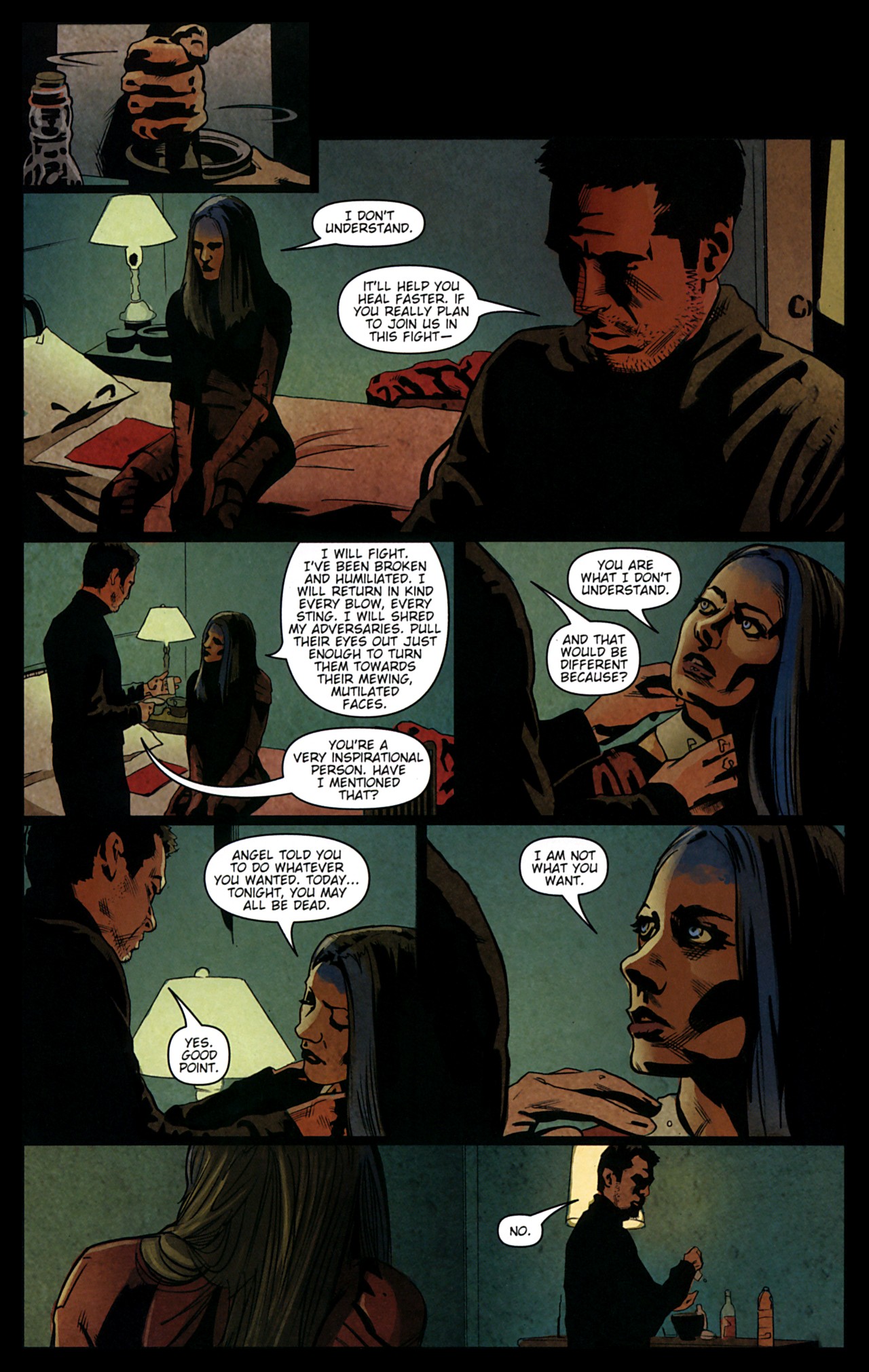 Read online Angel: Not Fade Away comic -  Issue #1 - 19