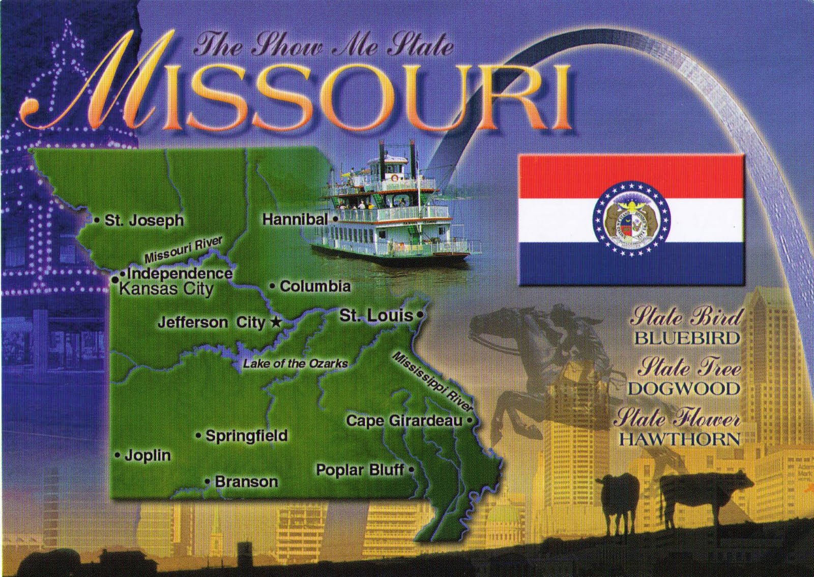 POSTCARD EXCHANGE USA Missouri