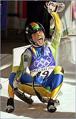 One of Brazil's first Luge athletes