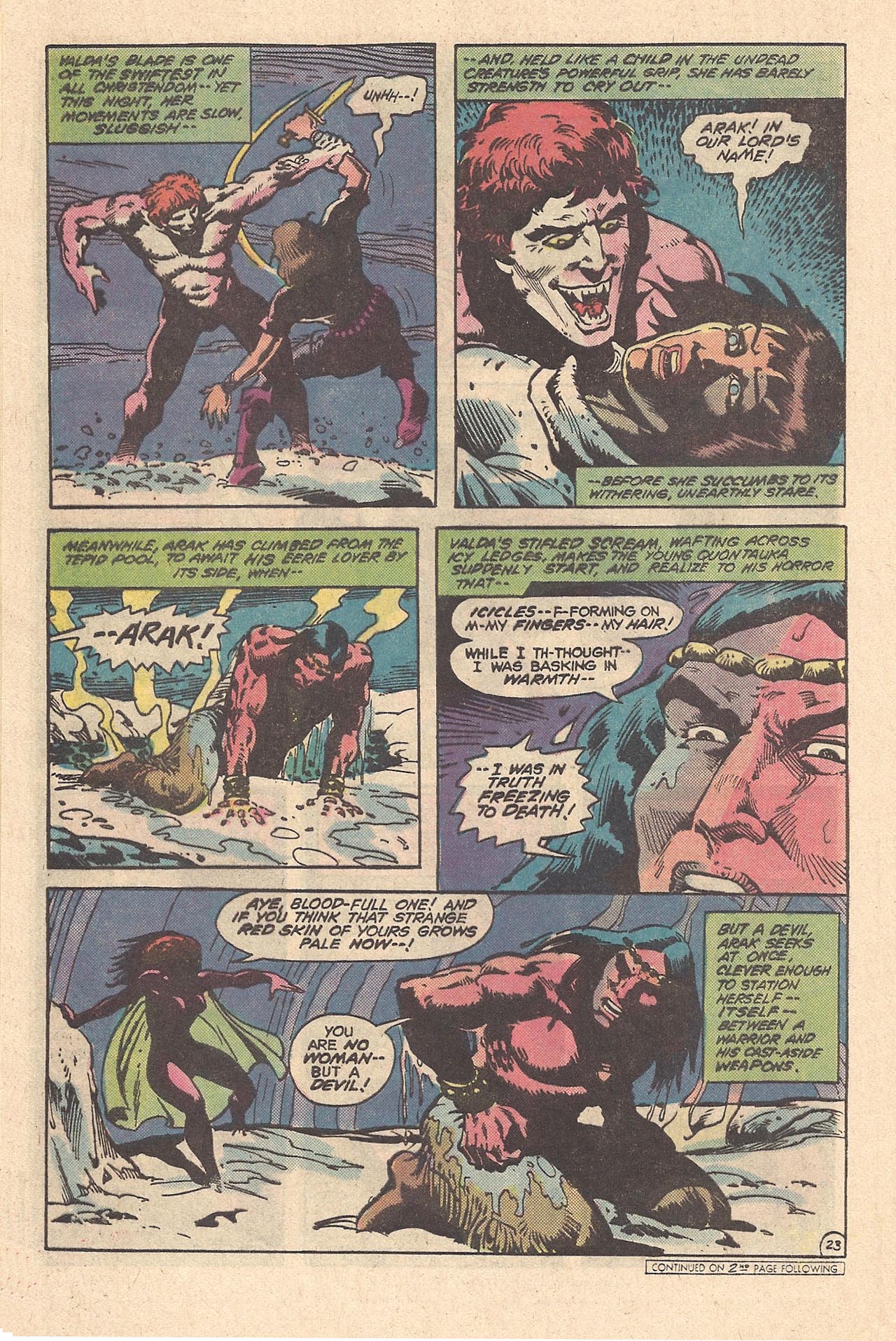 Read online Arak Son of Thunder comic -  Issue #6 - 28