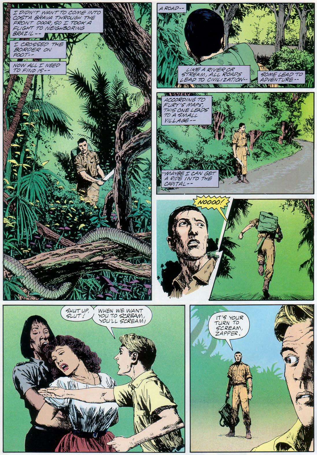 Marvel Graphic Novel issue 57 - Rick Mason - The Agent - Page 37
