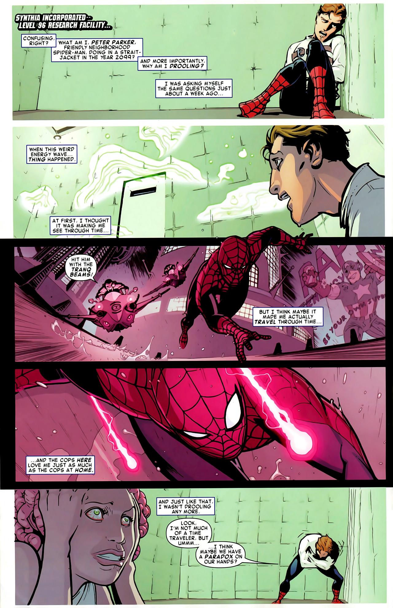 Read online Timestorm 2009/2099: Spider-Man comic -  Issue # Full - 6
