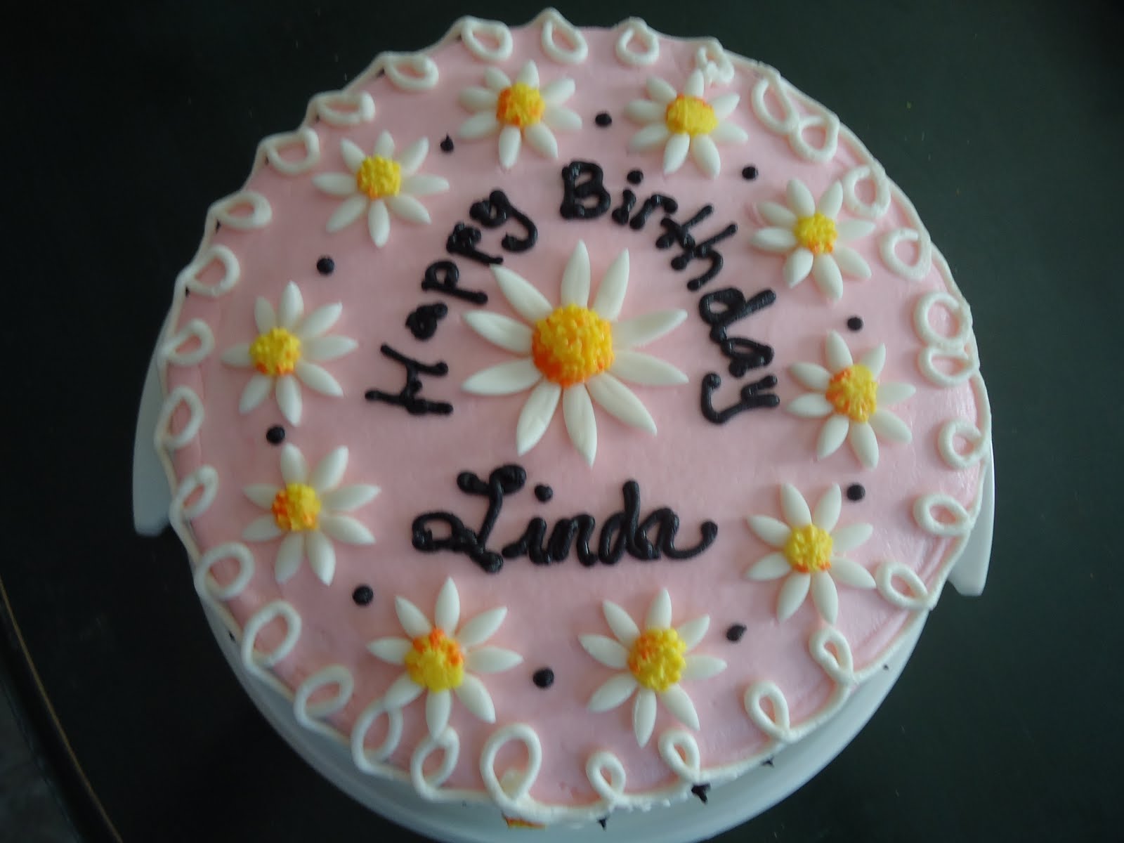 Cat's Cake Creations: Daisy Birthday Cake