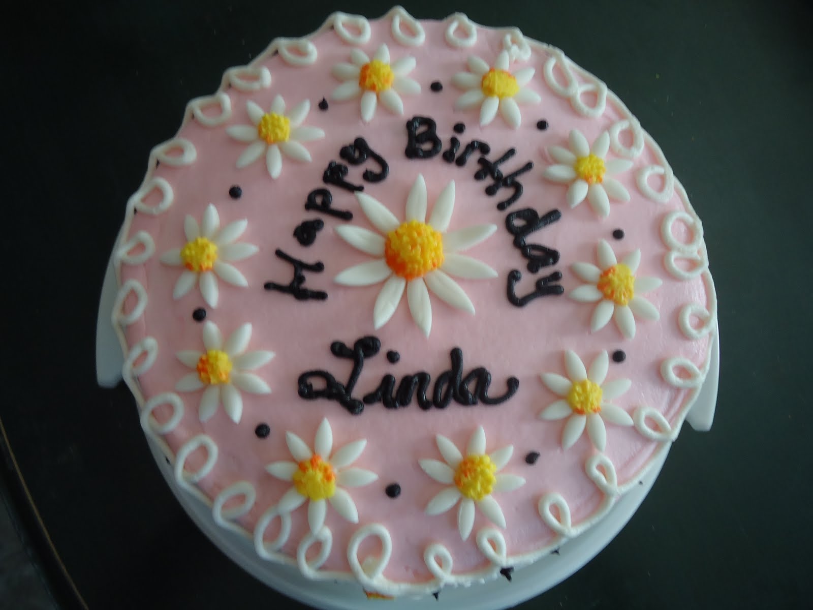 Cat�s Cake Creations Daisy Birthday Cake
