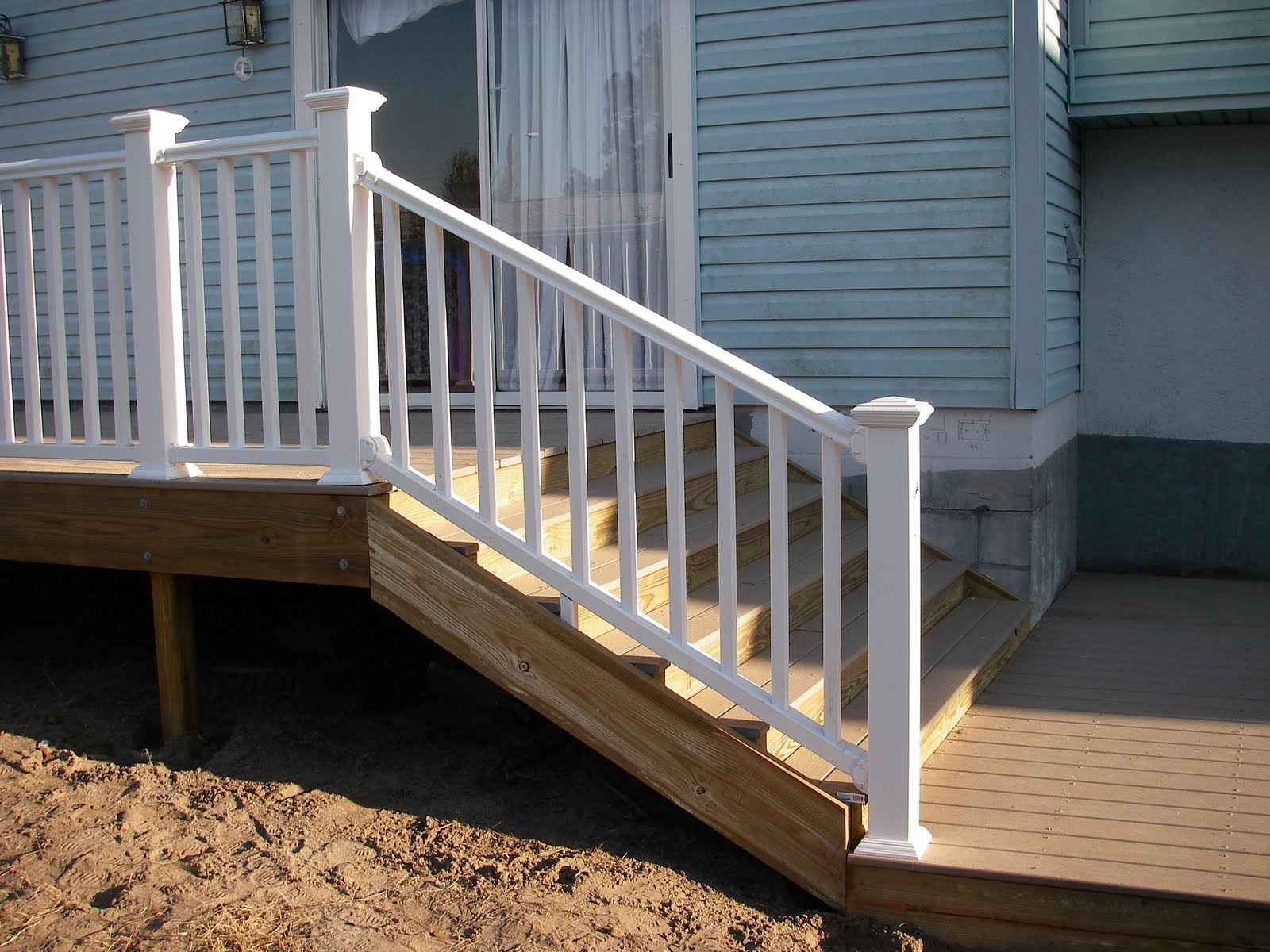 how to install vinyl railings for porch how to install vinyl railings for porch