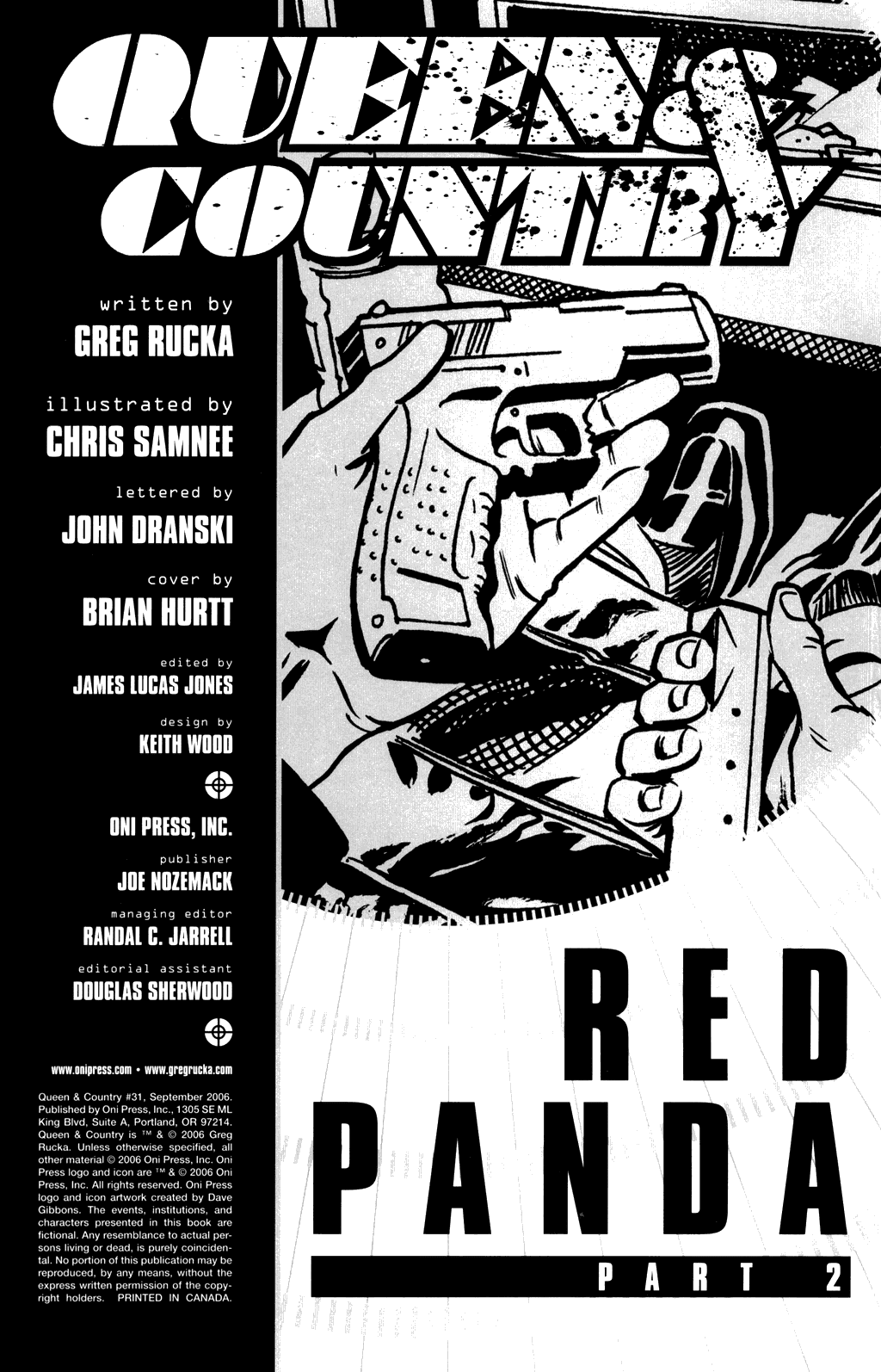 Read online Queen & Country comic -  Issue #31 - 2