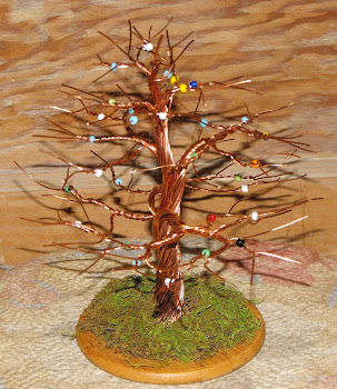 Copper Trees w/Beads