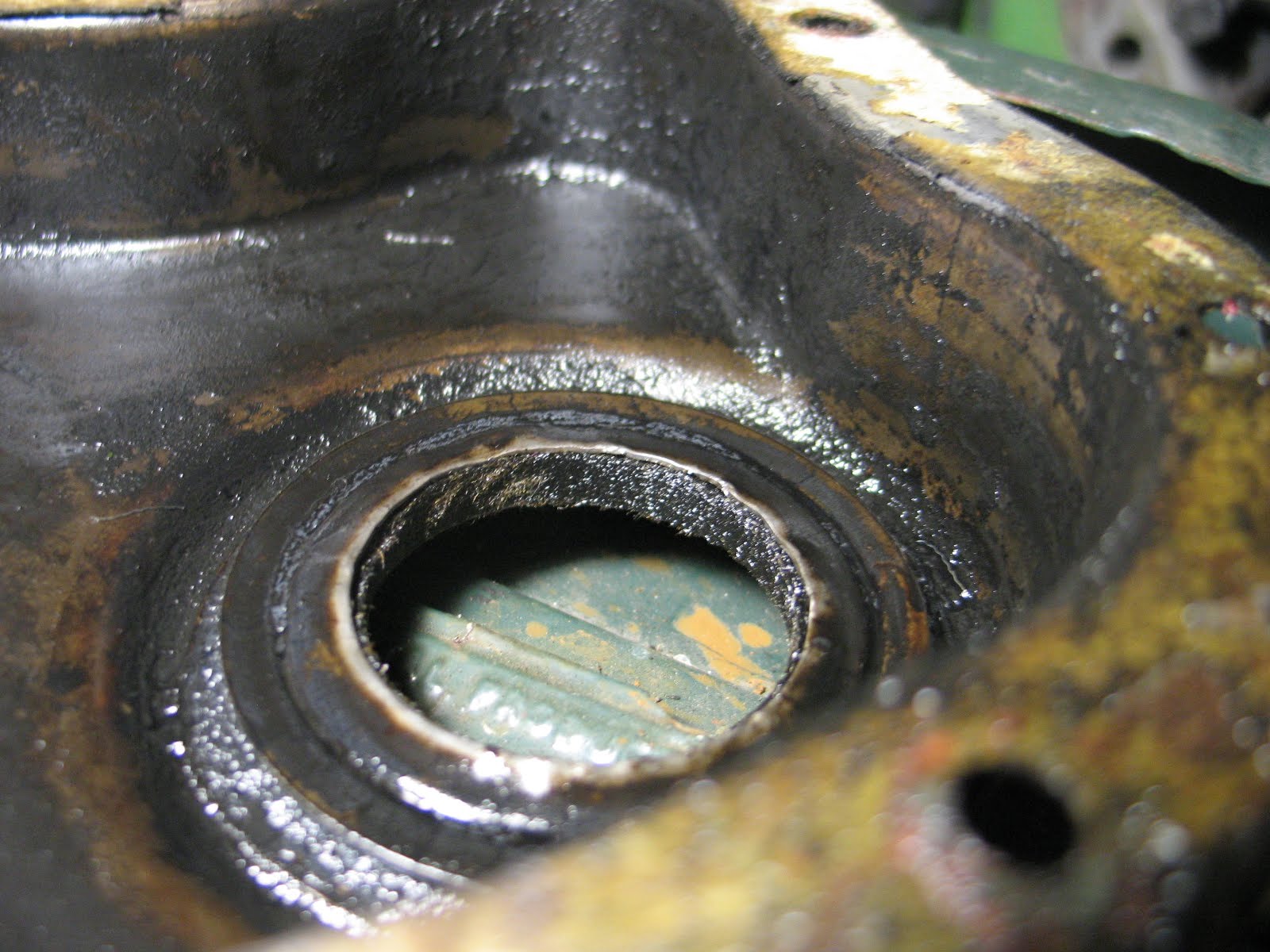 Morris JB Crankshaft pully oil seal, water pump replacement.